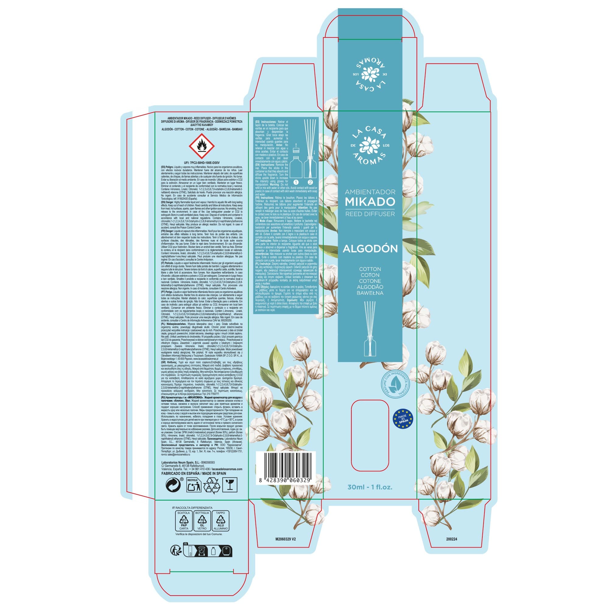 Mikado Algodón, 30ml