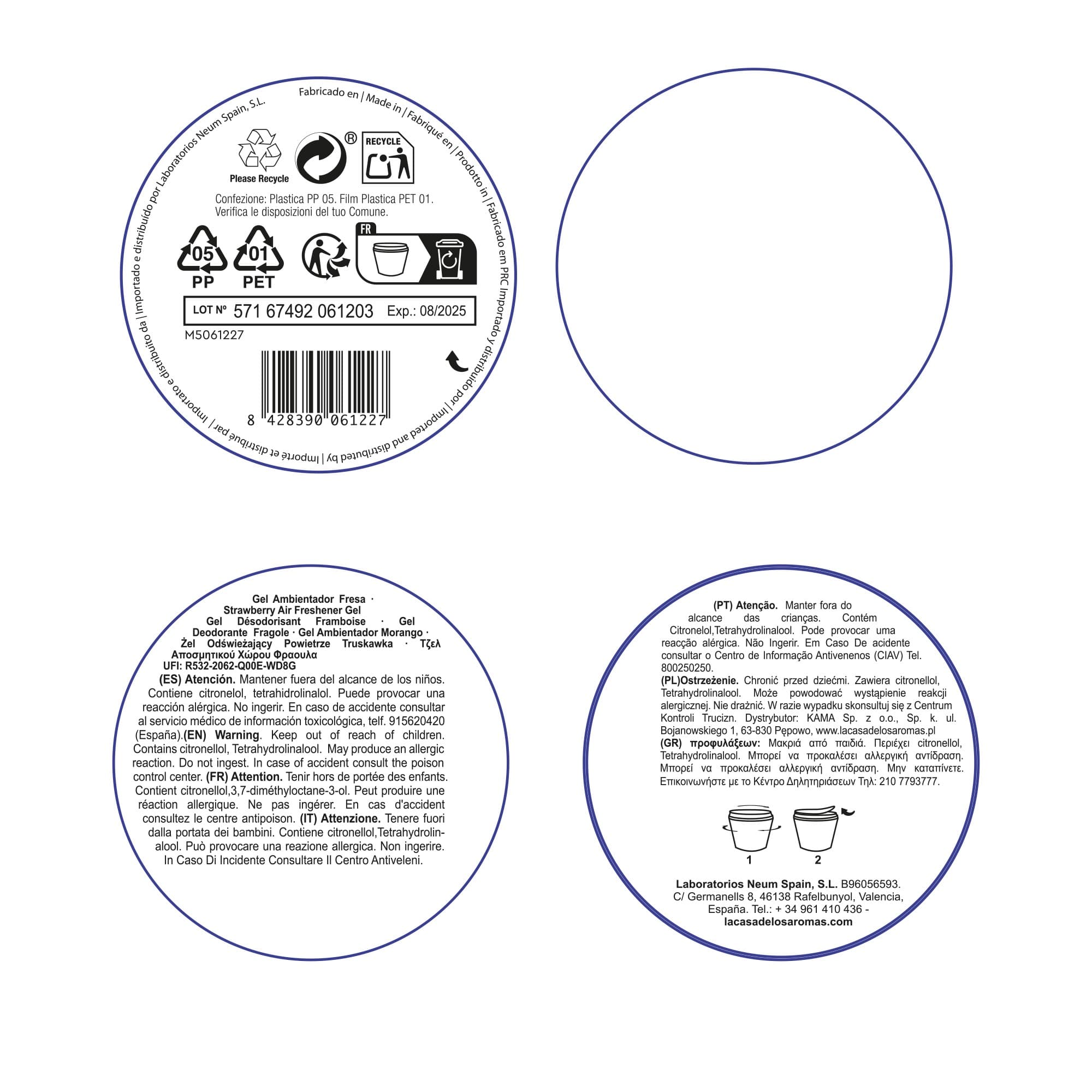 Gel Cupcake Fresa 100g