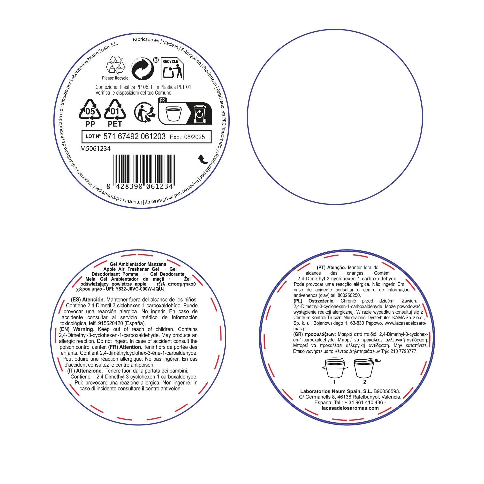 Gel Cupcake Manzana 100g