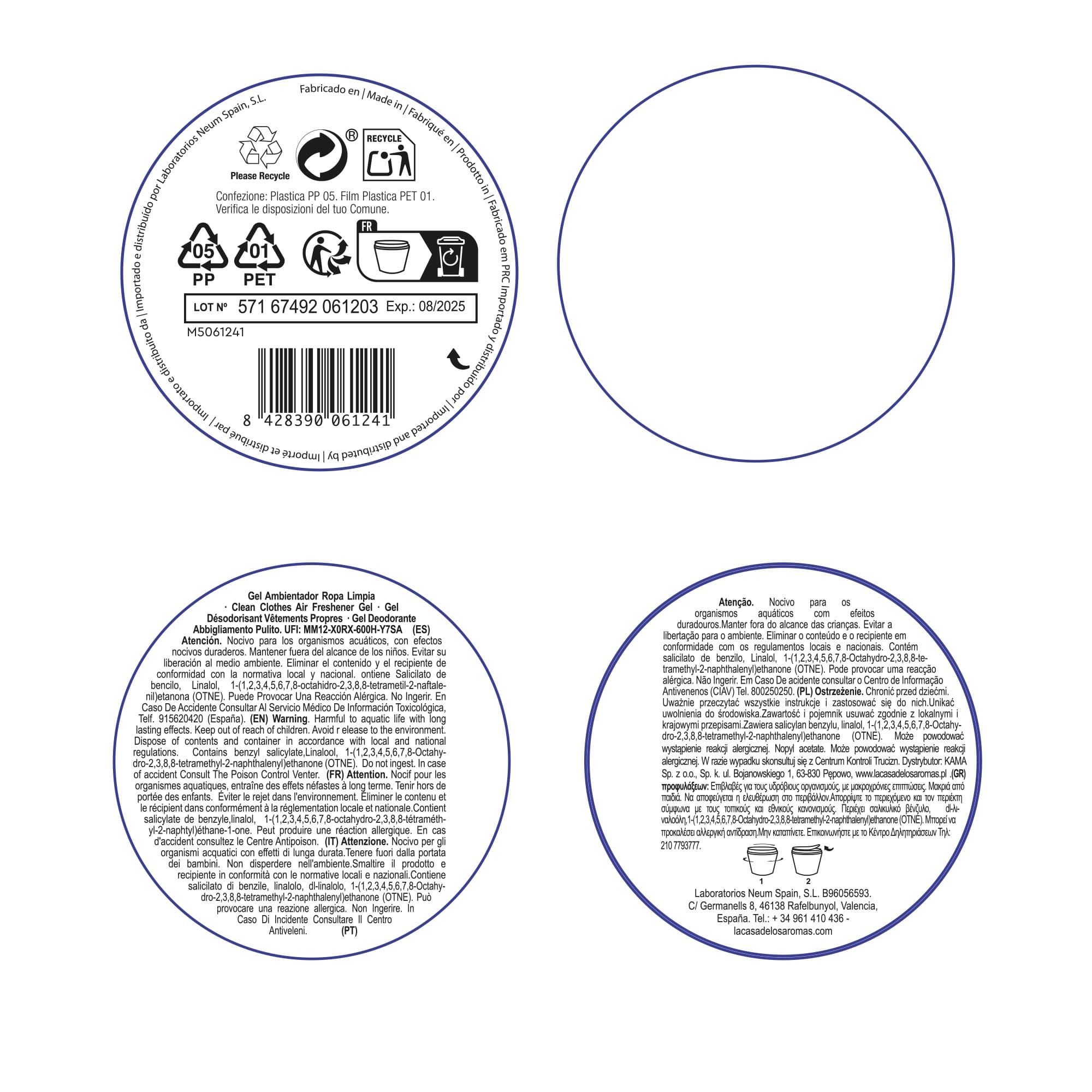 Gel Cupcake Ropa Limpia 100g