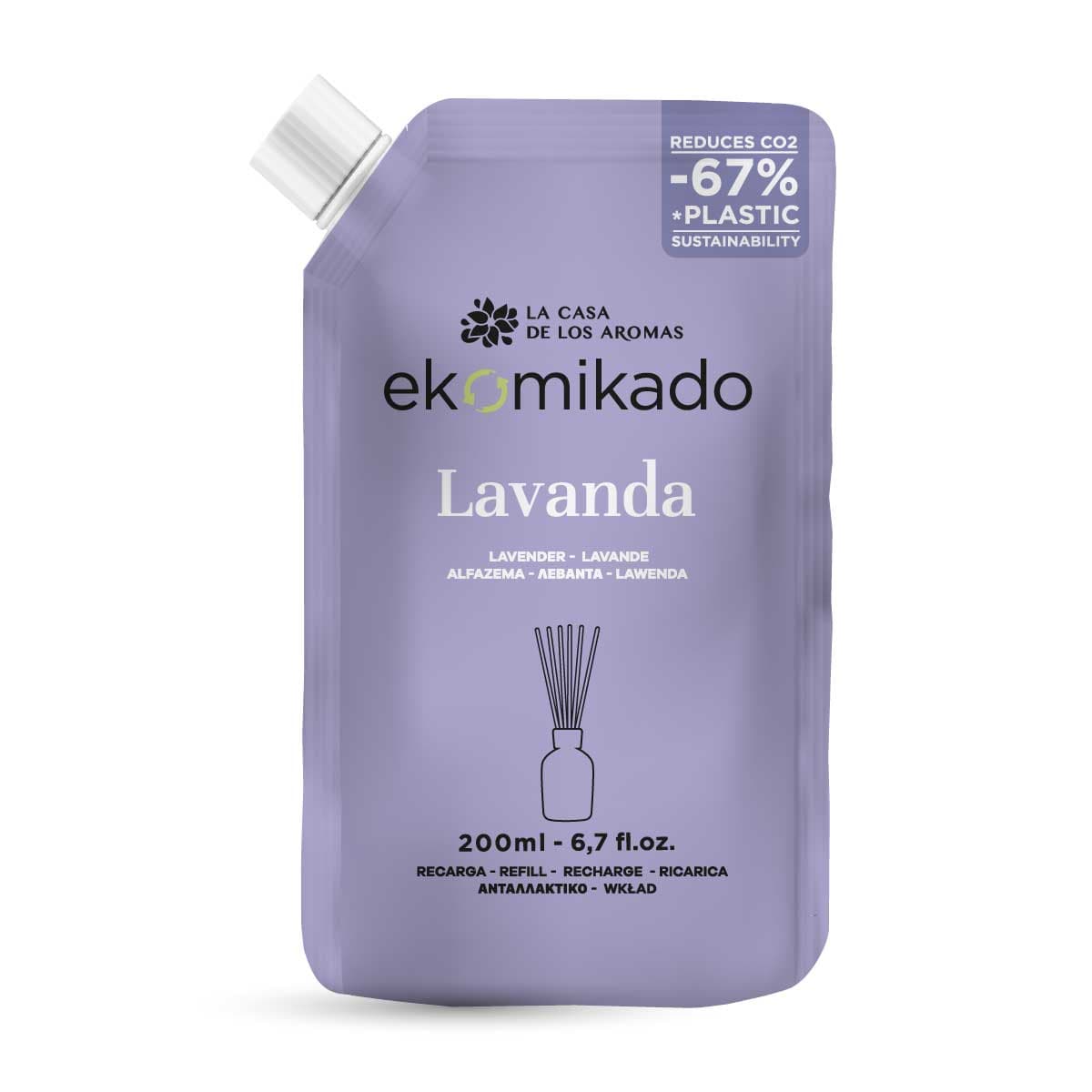 (6) REFILL EKOMIKADO LAVANDA 200 ML
