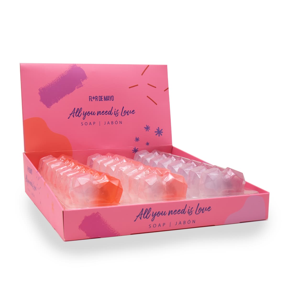 EXP. SURTIDO JABONES ALL YOU NEED IS LOVE