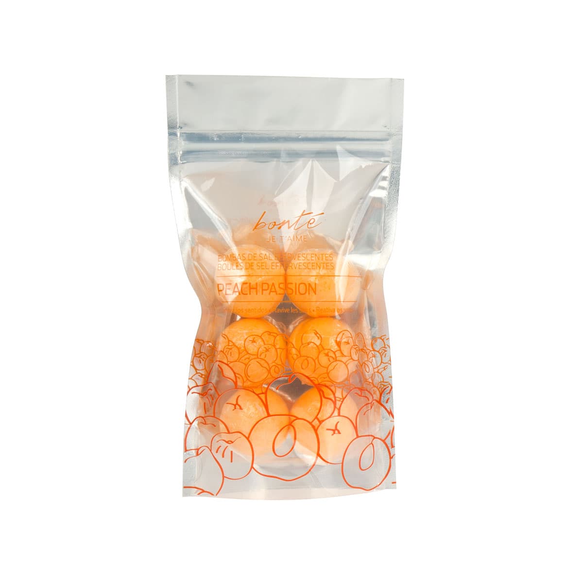 BOLSA 6 PERLAS SAL EFERV DIA PEACH PASSION