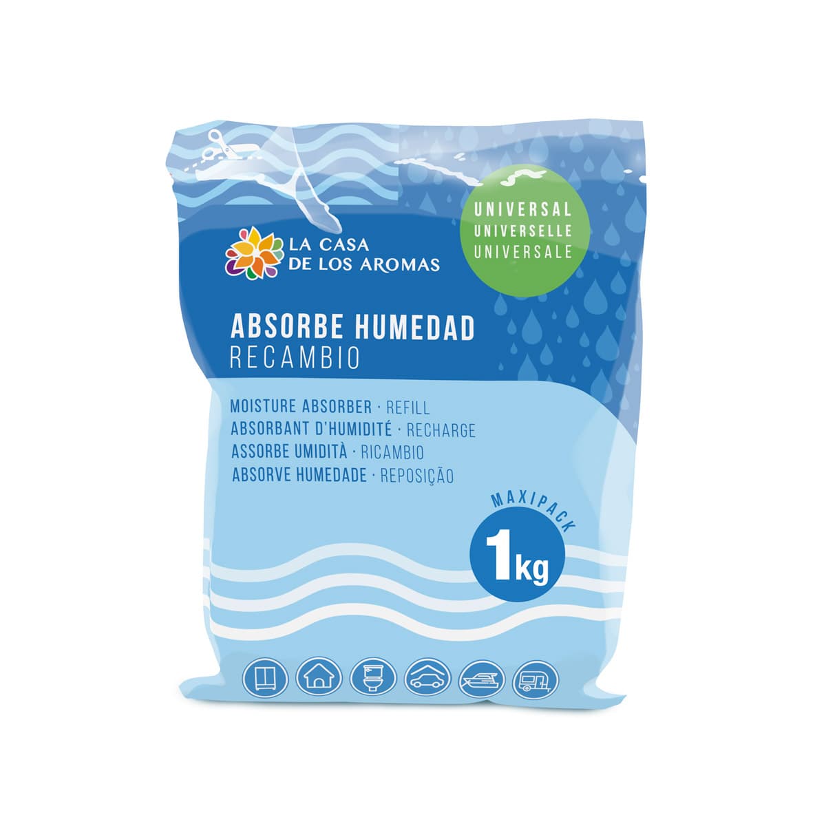 EXP.6 RECAMBIO ABSORBE HUMEDADES NEUTRO 1KG